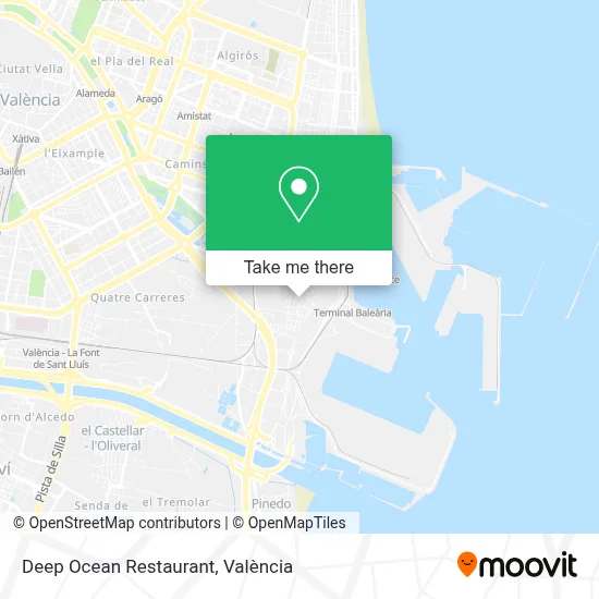 Deep Ocean Restaurant map