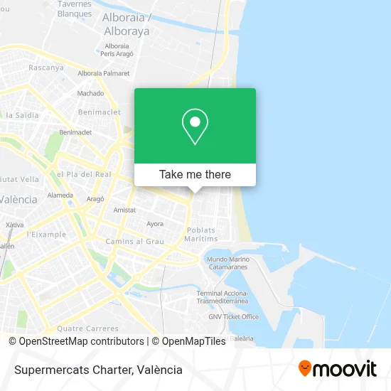 Supermercats Charter map
