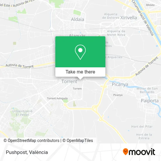 Pushpost map