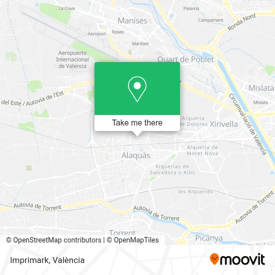Imprimark map