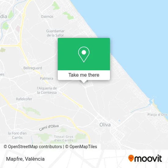 Mapfre map