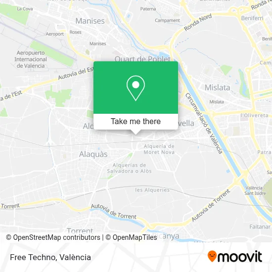 Free Techno map