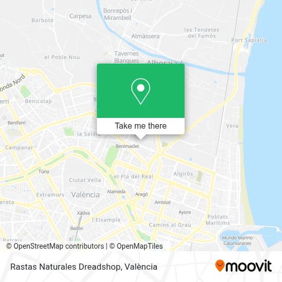 Rastas Naturales Dreadshop map