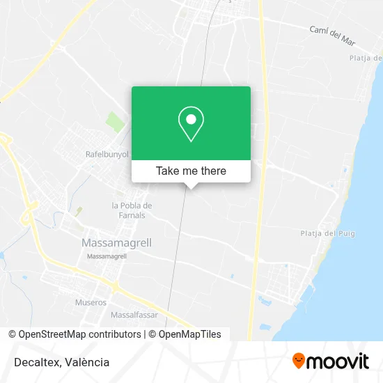 Decaltex map
