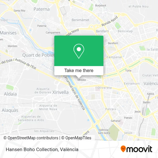 Hansen Boho Collection map