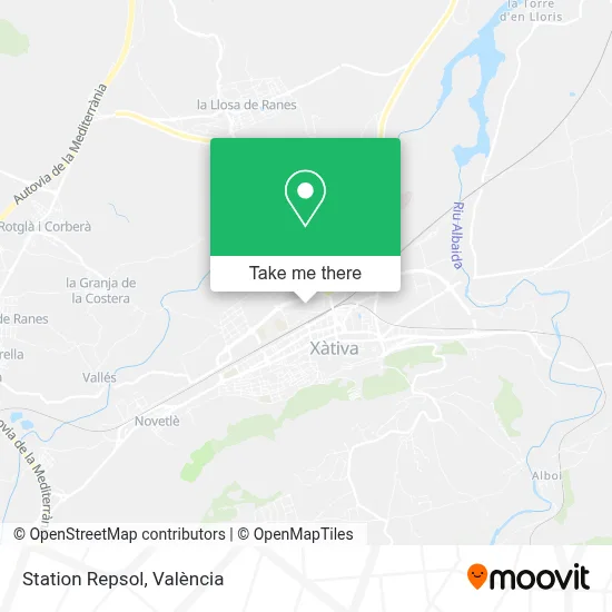 Station Repsol map