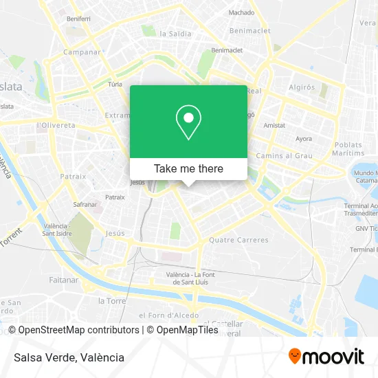 Salsa Verde map