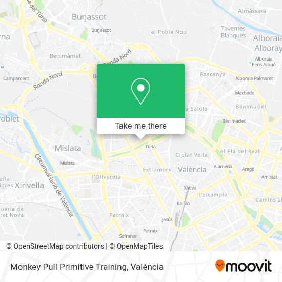 Monkey Pull Primitive Training map
