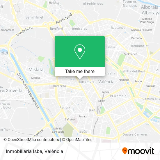 Inmobiliaria Isba map