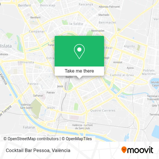 Cocktail Bar Pessoa map