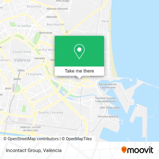 Incontact Group map