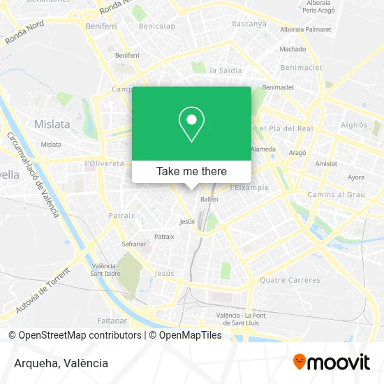 Arqueha map
