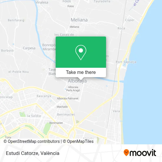 Estudi Catorze map