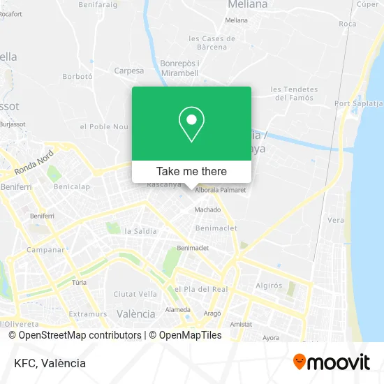Kfc map