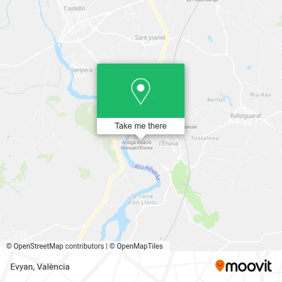 Evyan map