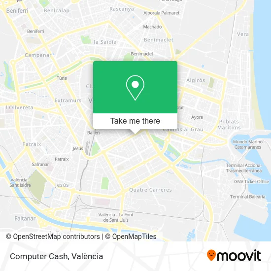 Computer Cash map