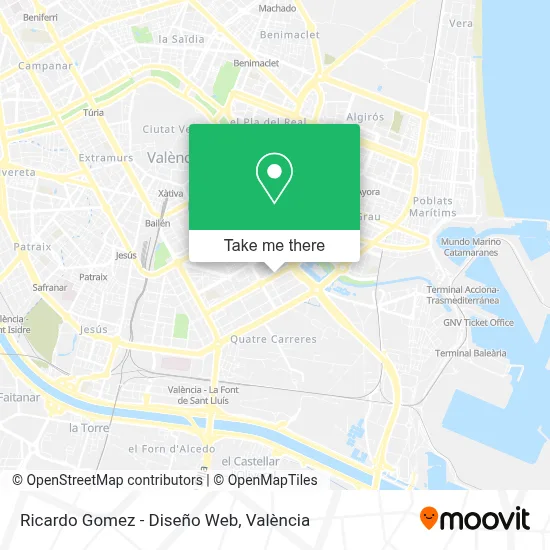 Ricardo Gomez - Diseño Web map