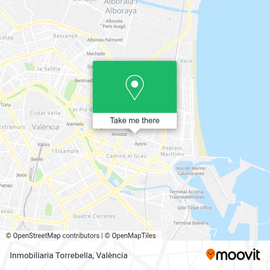 Inmobiliaria Torrebella map