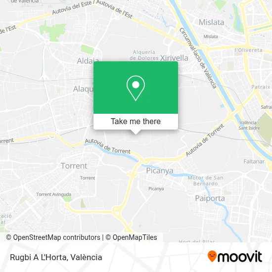 Rugbi A L'Horta map