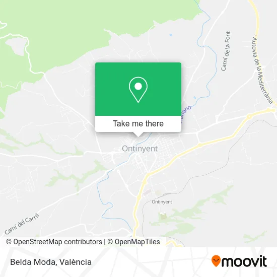 Belda Moda map