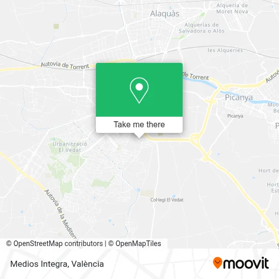 Medios Integra map