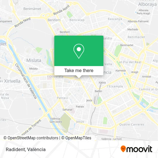 Radident map