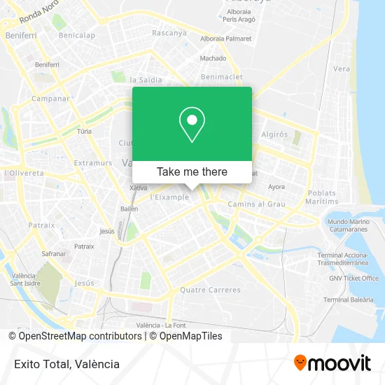 Exito Total map