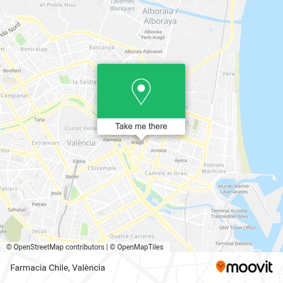 Farmacia Chile map