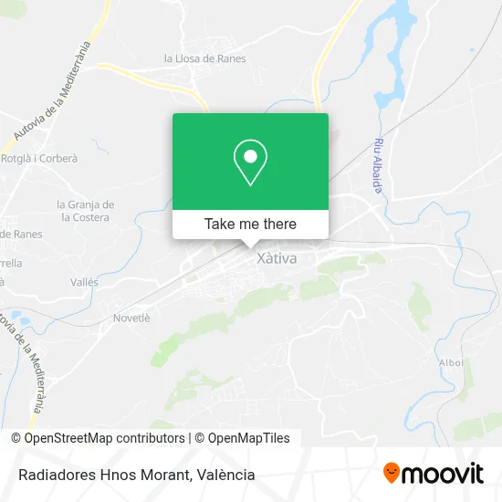 Radiadores Hnos Morant map