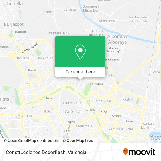 Construcciones Decorflash map