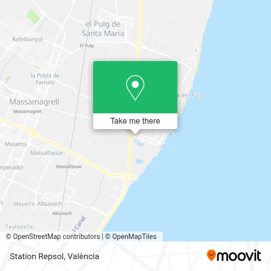Station Repsol map