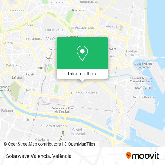 Solarwave Valencia map