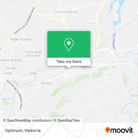 Optimum map