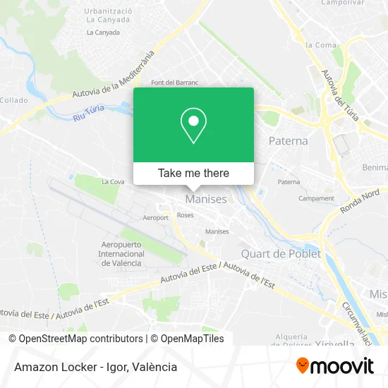 Amazon Locker - Igor map