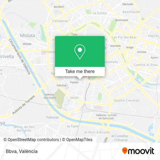 Bbva map