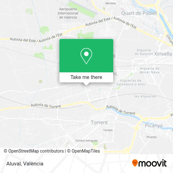 Aluval map