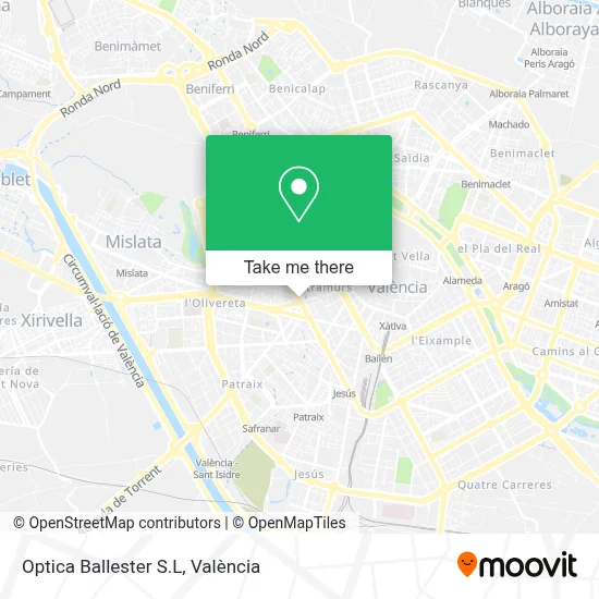 Optica Ballester S.L map