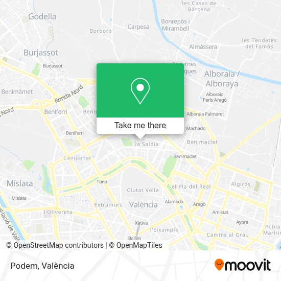 Podem map