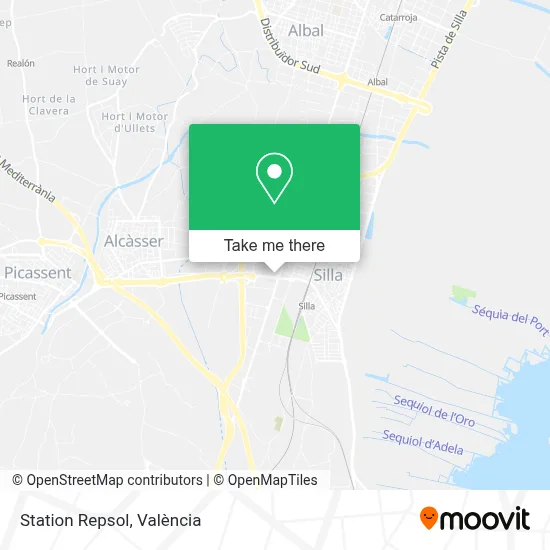 Station Repsol map