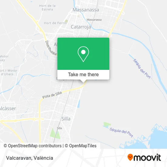 Valcaravan map