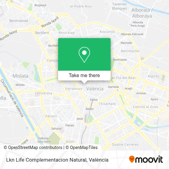Lkn Life Complementacion Natural map