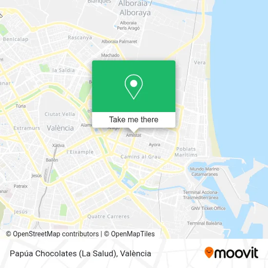 Papúa Chocolates (La Salud) map