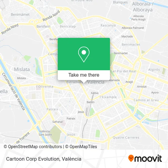 Cartoon Corp Evolution map