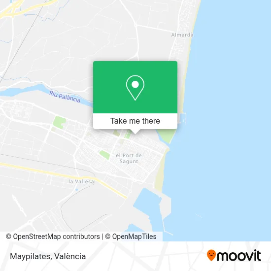 Maypilates map