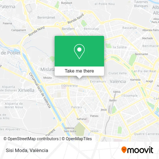 Sisi Moda map
