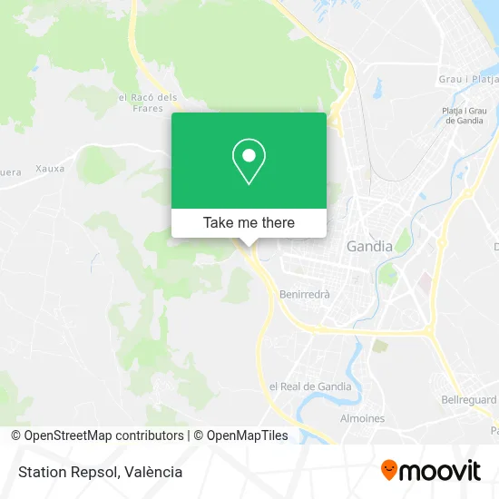 Station Repsol map