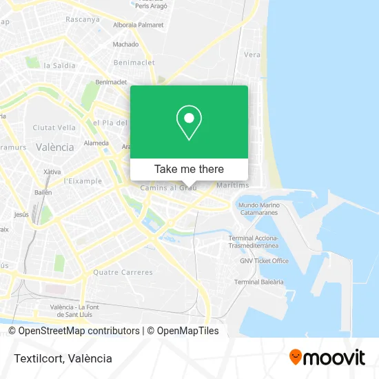 Textilcort map