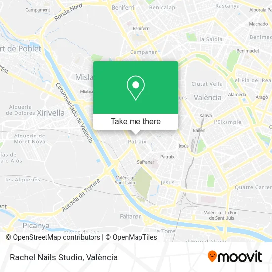 Rachel Nails Studio map