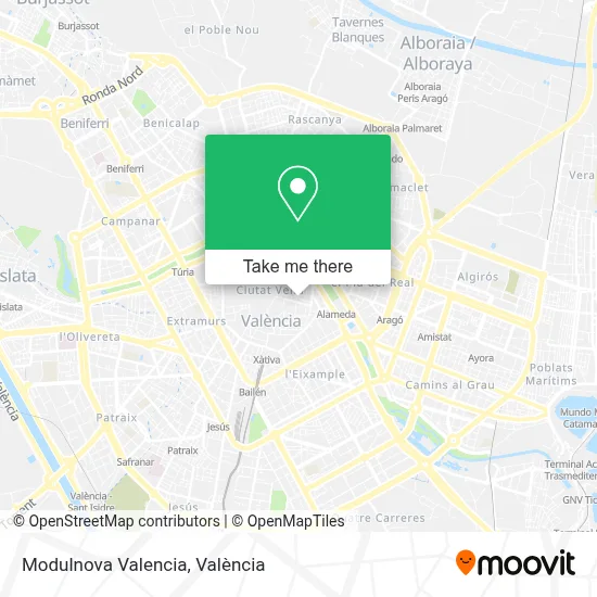 Modulnova Valencia map
