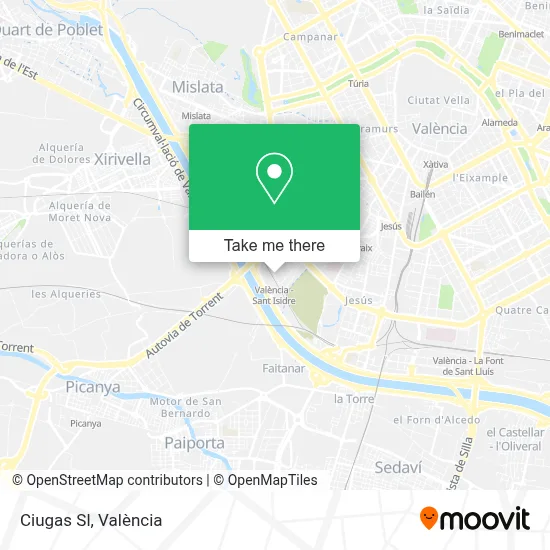 Ciugas Sl map